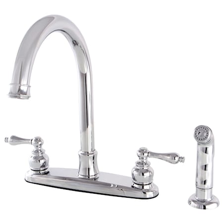 Victorian FB7791ALSP 8-Inch Centerset Kitchen Faucet with Sprayer FB7791ALSP